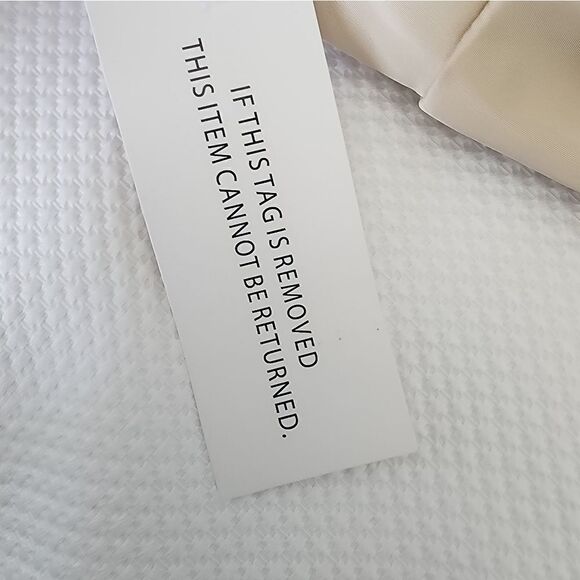 AMYLYNN wrap ruffled midi dress minimalist quiteluxe color cream small size - Picture 10 of 13